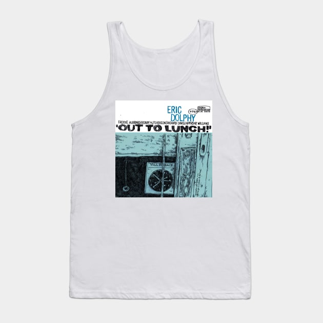 Eric Dolphy´s Out to Lunch cover redrawn by Maximiliano Lopez Barrios Tank Top by Grafixo Sur